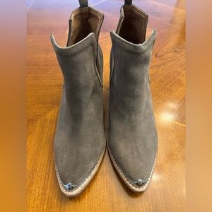 Jeffrey Campbell Cromwell Taupe Western Booties